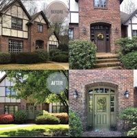 before and after pictures of a home